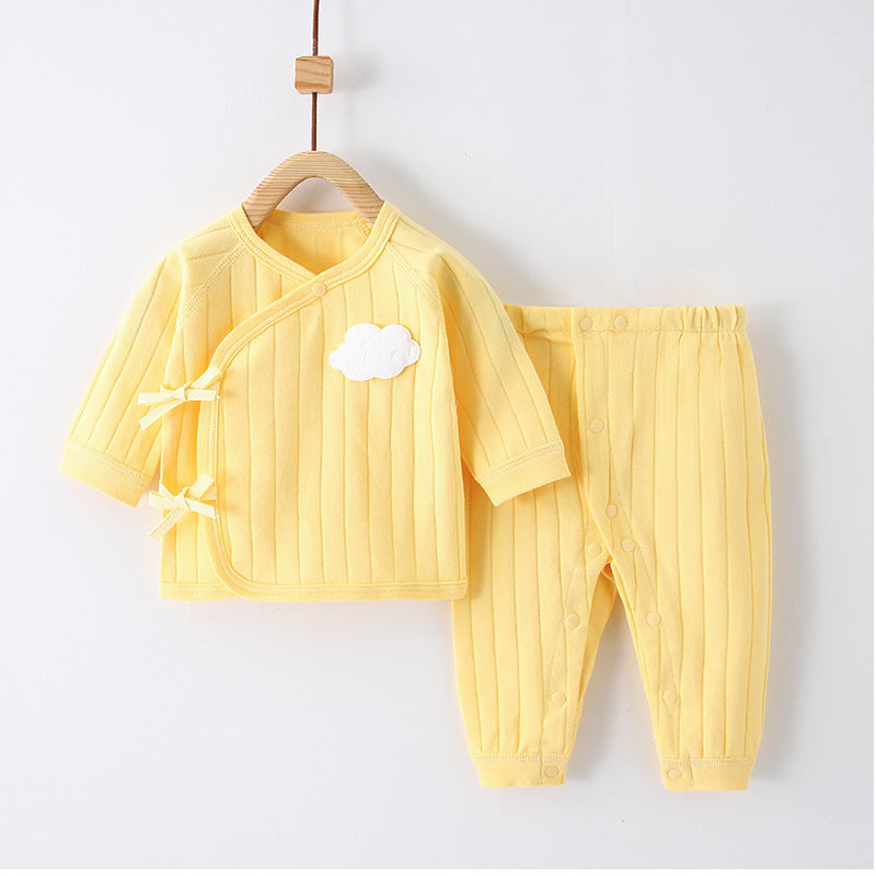 Newborn Baby Clothes Pure Cotton Spring, Autumn And Winter Newborn