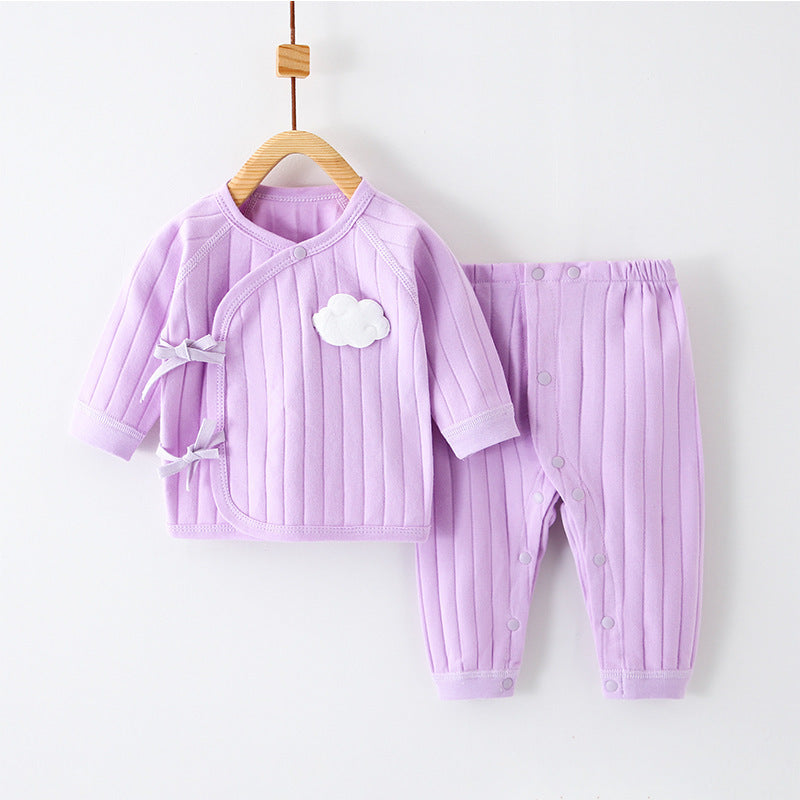 Newborn Baby Clothes Pure Cotton Spring, Autumn And Winter Newborn