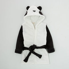 Cute and Comfy Flannel Bathrobe for Babies