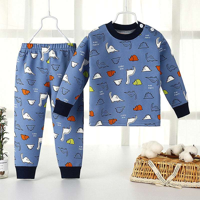 Baby's Trendy Plush Warm Suit