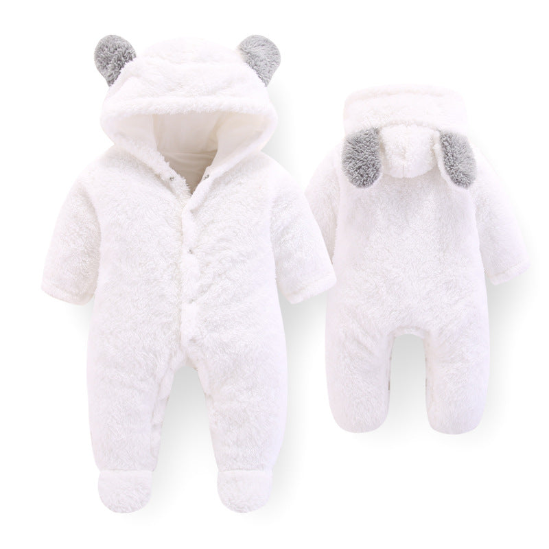 Adorable Baby Bear Cotton Romper