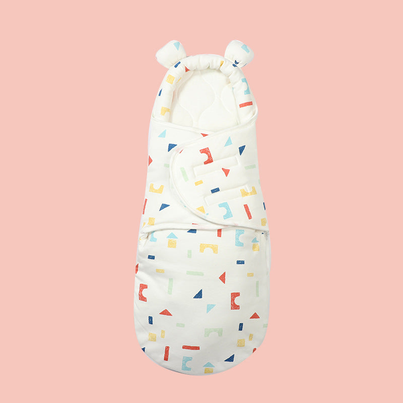 Baby's Cozy Sleeping Bag with Anti-Shock Quilt