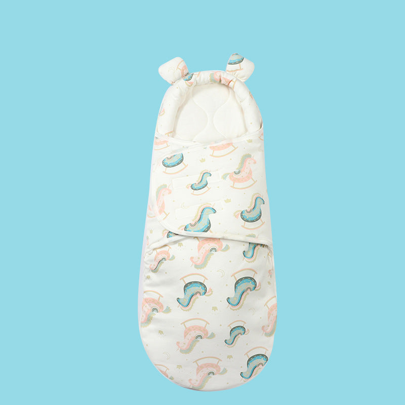 Baby's Cozy Sleeping Bag with Anti-Shock Quilt