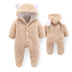 Adorable Baby Bear Cotton Romper