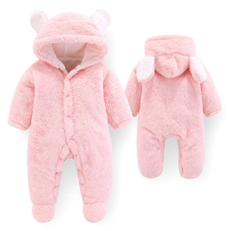 Adorable Baby Bear Cotton Romper