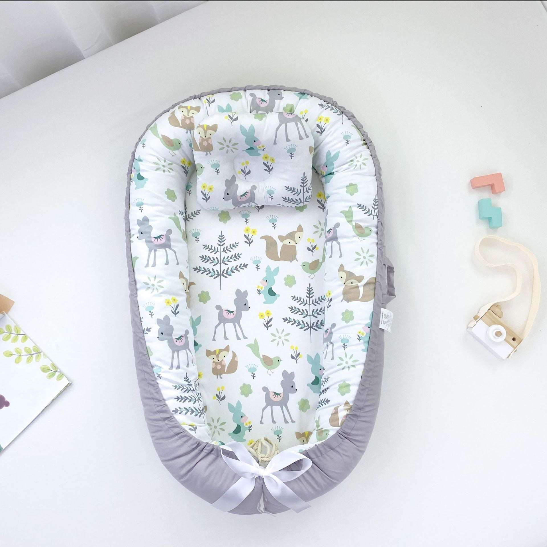 Pure Cotton Baby Nest for Newborns | Baby Lounger