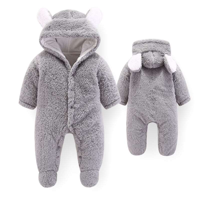 Adorable Baby Bear Cotton Romper