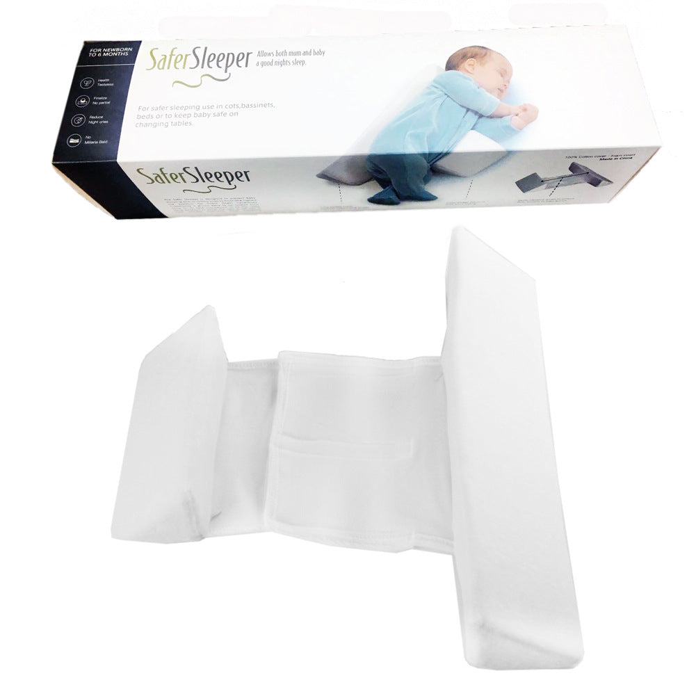 Safer Side Sleeper™ - Anti Roll Baby Pillow