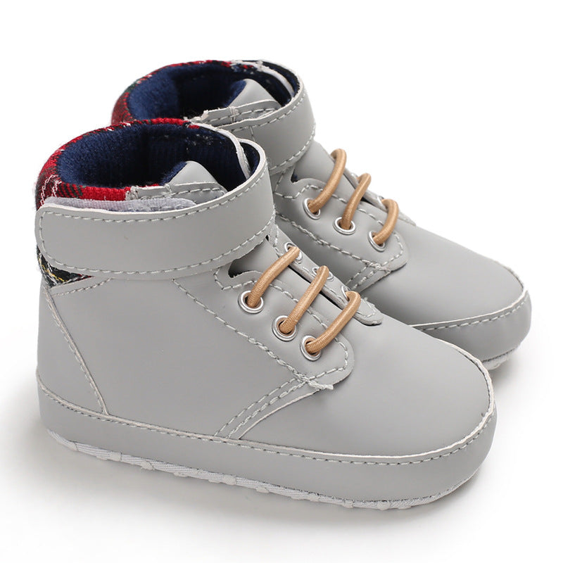 High-Top Soft Sole Baby Shoes