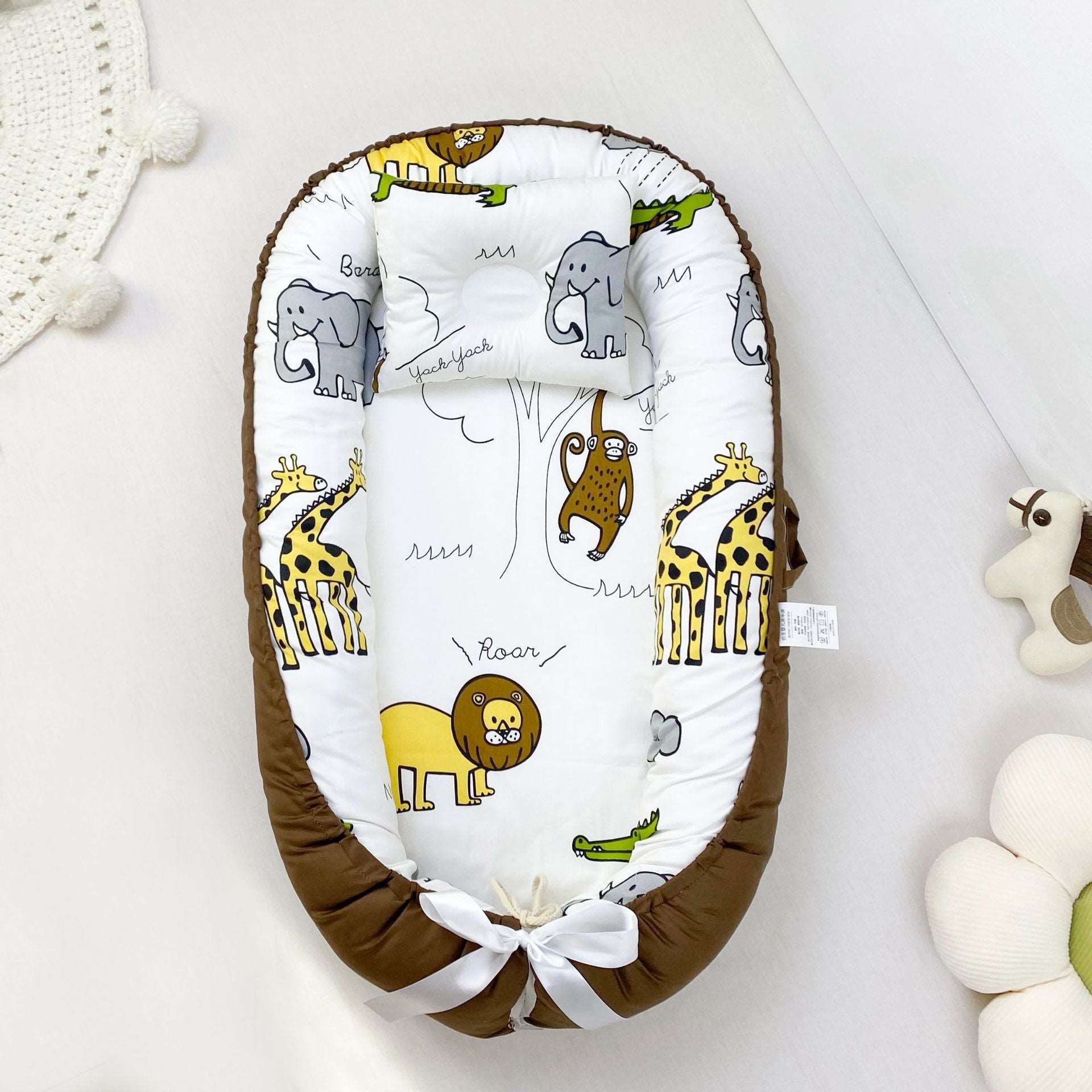 Pure Cotton Baby Nest for Newborns | Baby Lounger