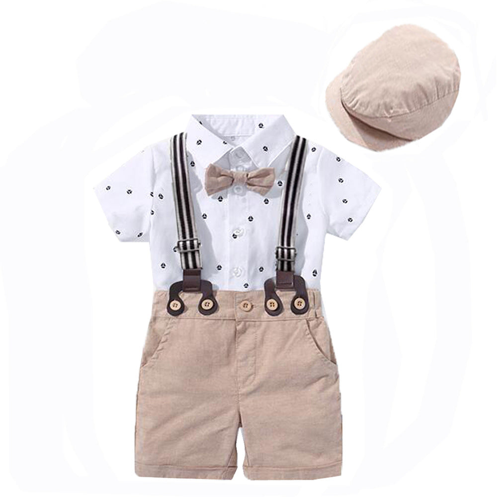 Triangle Romper | Cute Baby Gentleman Outfit