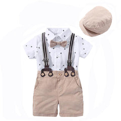 Triangle Romper | Cute Baby Gentleman Outfit