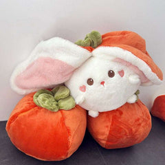 Adorable Fruit to Rabbit Plush Pillow