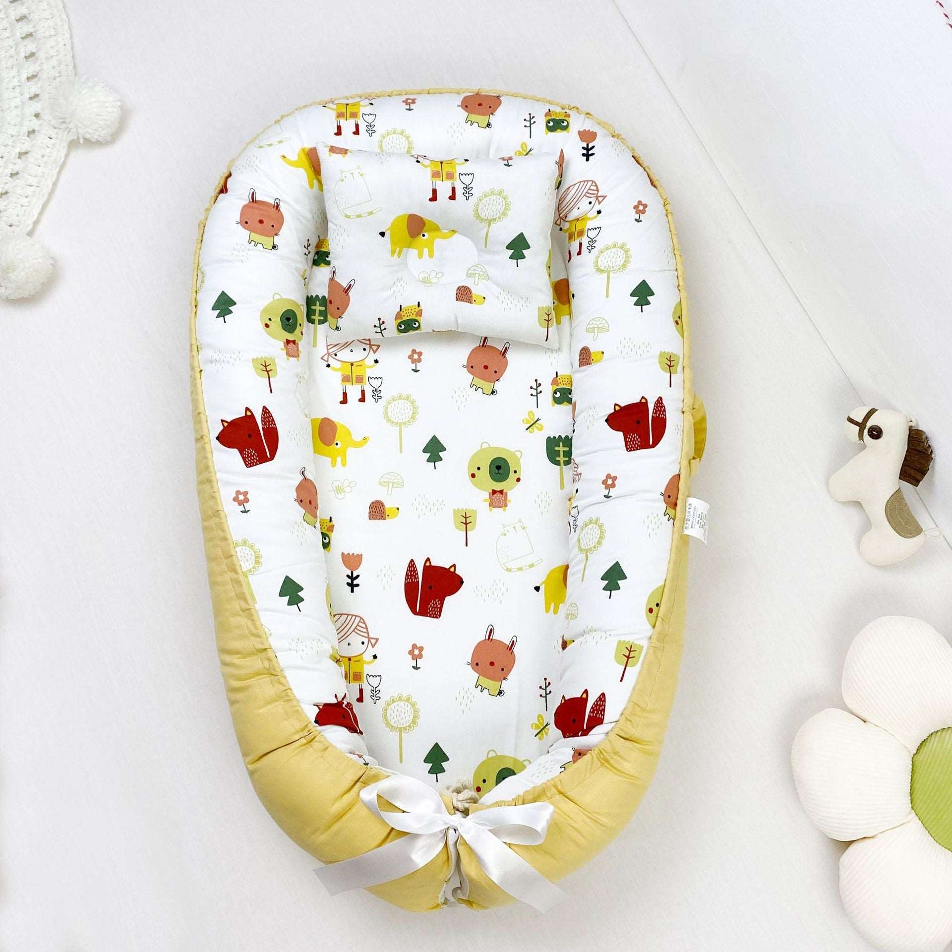 Pure Cotton Baby Nest for Newborns | Baby Lounger