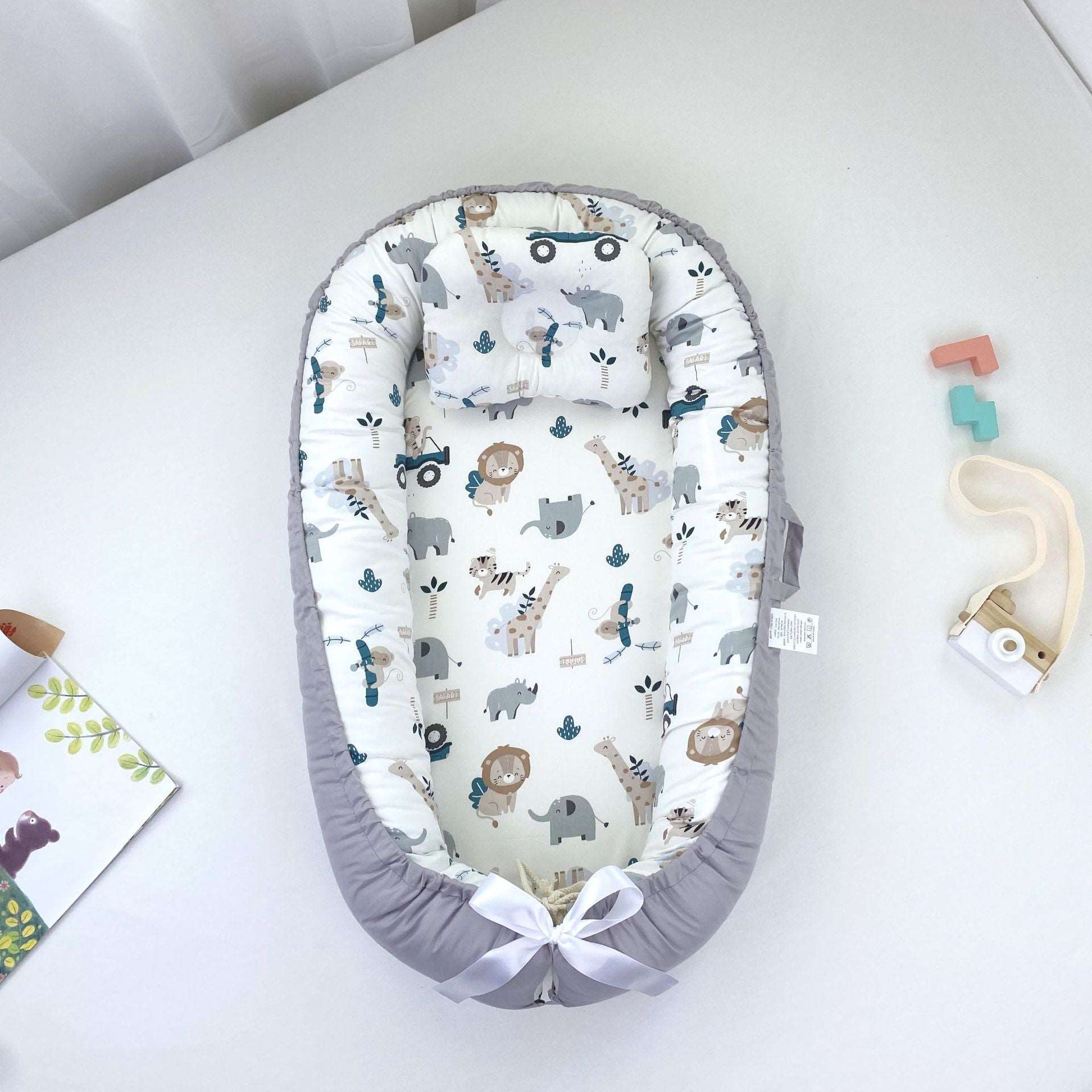 Pure Cotton Baby Nest for Newborns | Baby Lounger