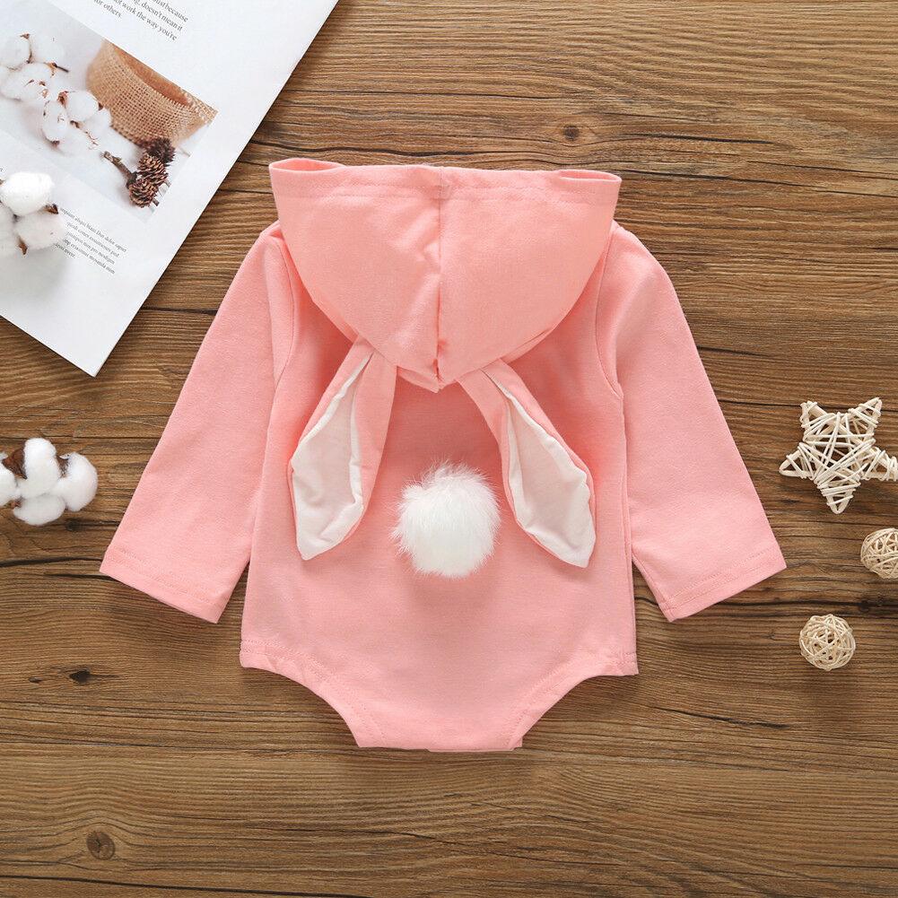 Cute Rabbit Ear Cotton Romper