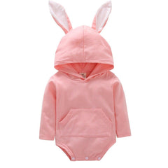 Cute Rabbit Ear Cotton Romper