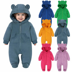 2024 Newborn Baby Winter Warm Romper