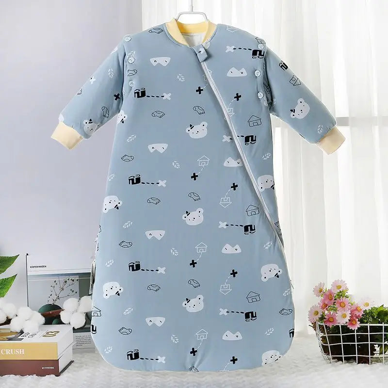 Baby Sleeping Bag Cartoon Style Anti Kick Quilt