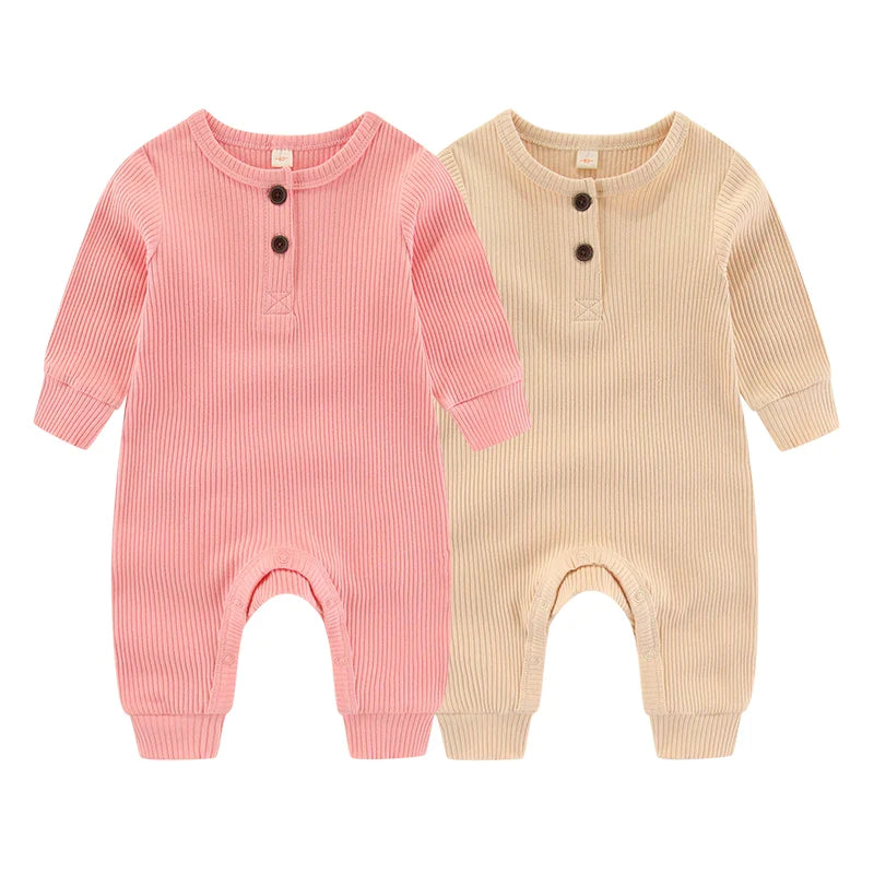 2 Pack Cotton Baby Rompers