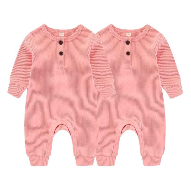 2 Pack Cotton Baby Rompers