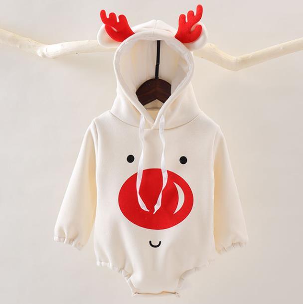 Baby Girls Boys Rabbit's Ears Hooded Romper