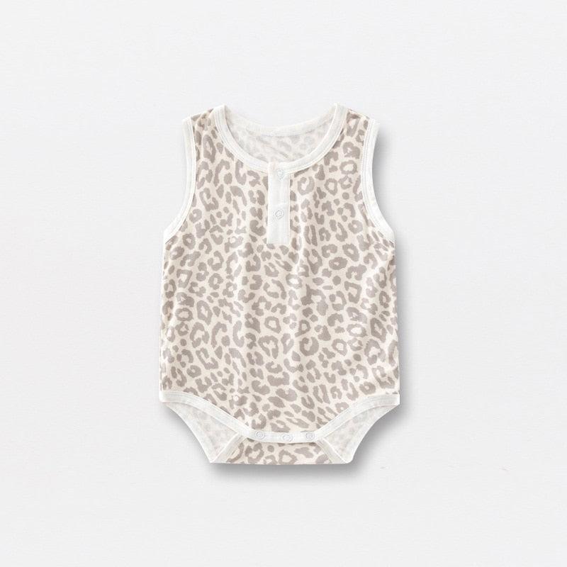 Bamboo Fiber Baby Zippered Romper