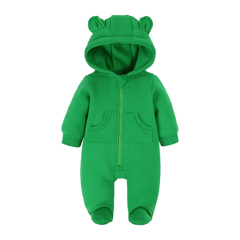 2024 Newborn Baby Winter Warm Romper