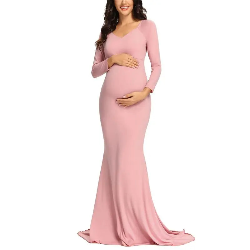 Maternity Maxi Photography Dress: Elegance Meets Comfort