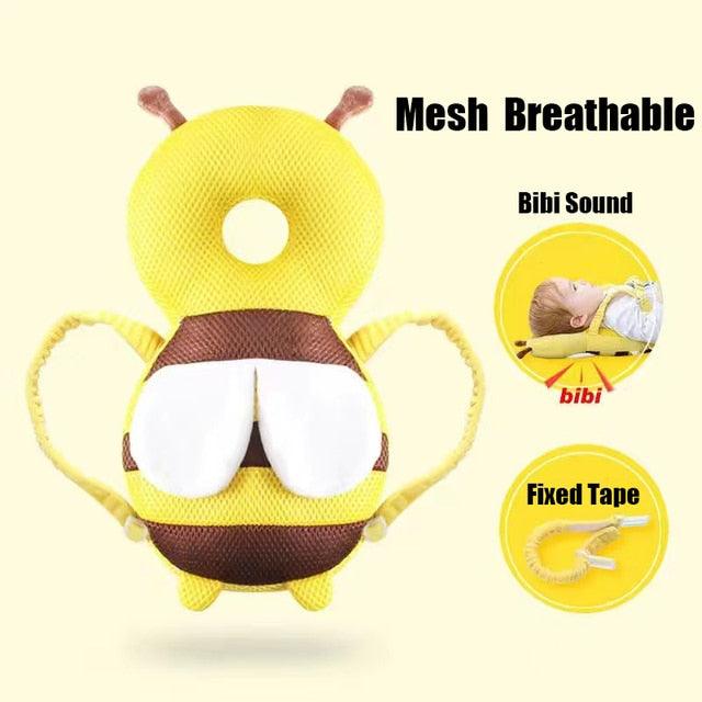 Cartoon Bee Baby Safety Pillow