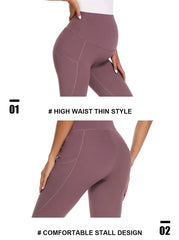 High-Waisted Maternity Yoga Leggings