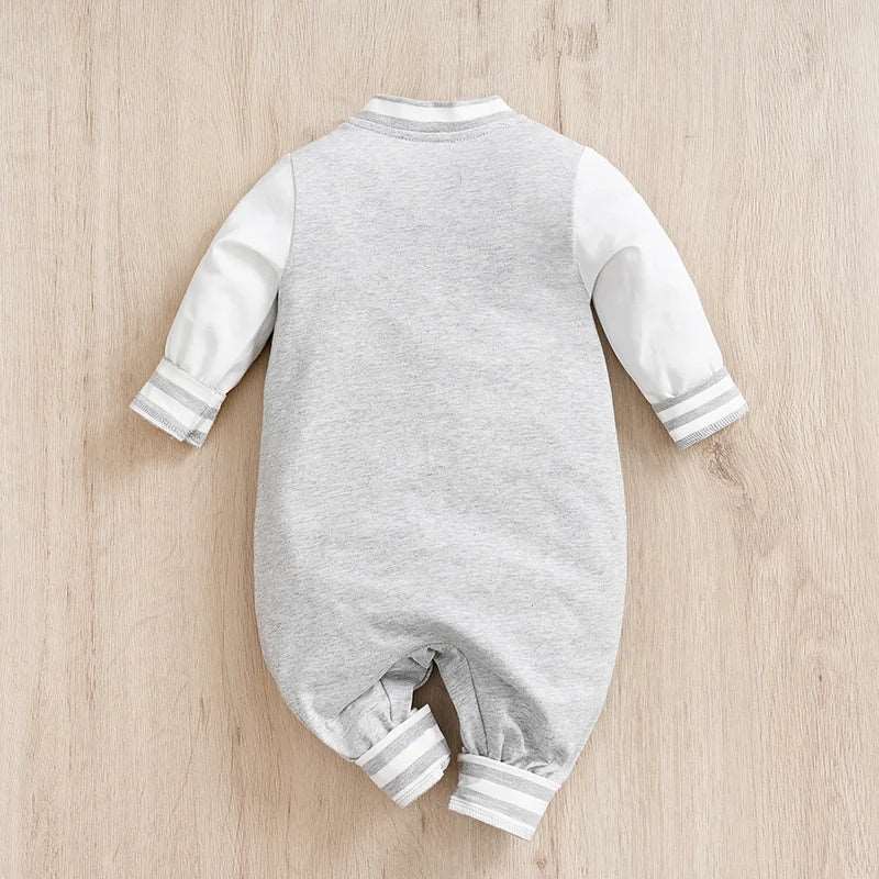 Comfy Cotton Baseball Bodysuit for Babies