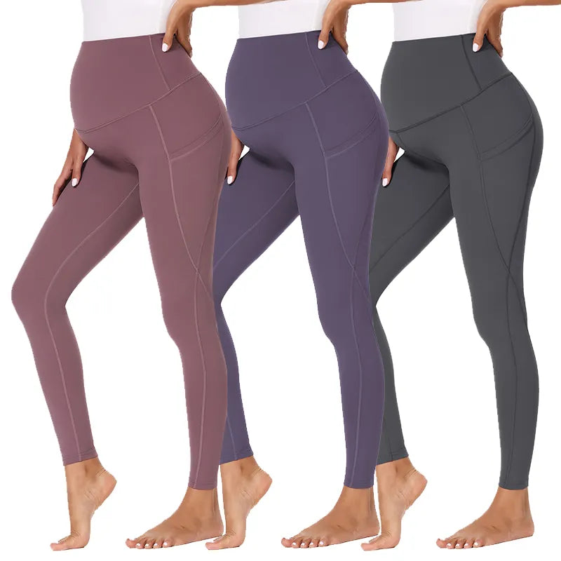 High-Waisted Maternity Yoga Leggings