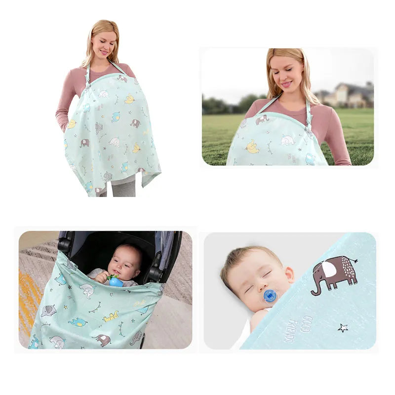 Cotton Nursing Cape | Cover for Mom and Baby