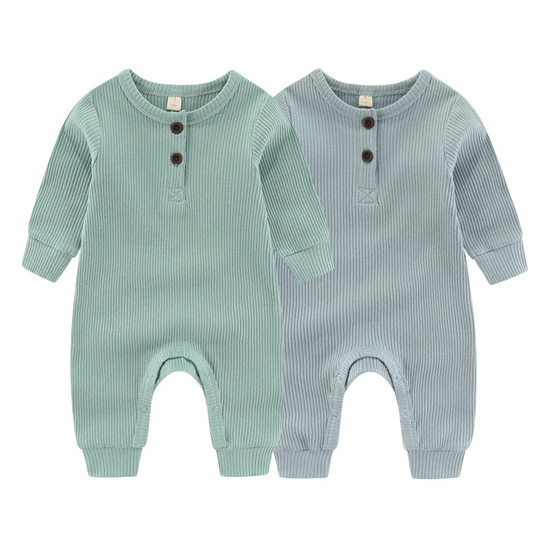 2 Pack Cotton Baby Rompers