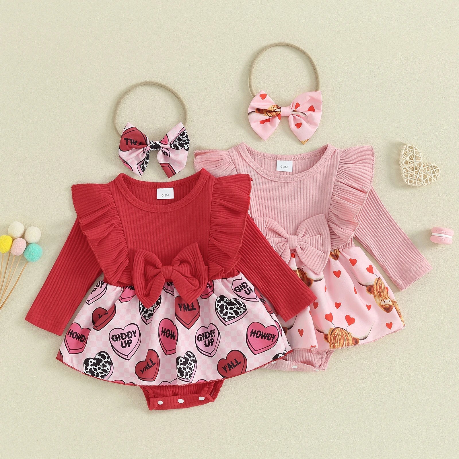 Princess Patchwork Baby Girls Clothes