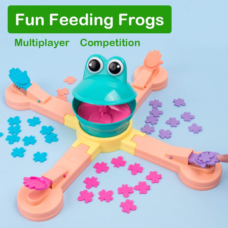 Interactive Frog Feeding Game Toy