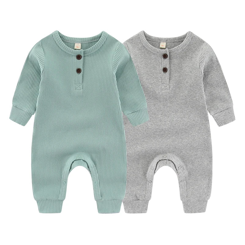 2 Pack Cotton Baby Rompers