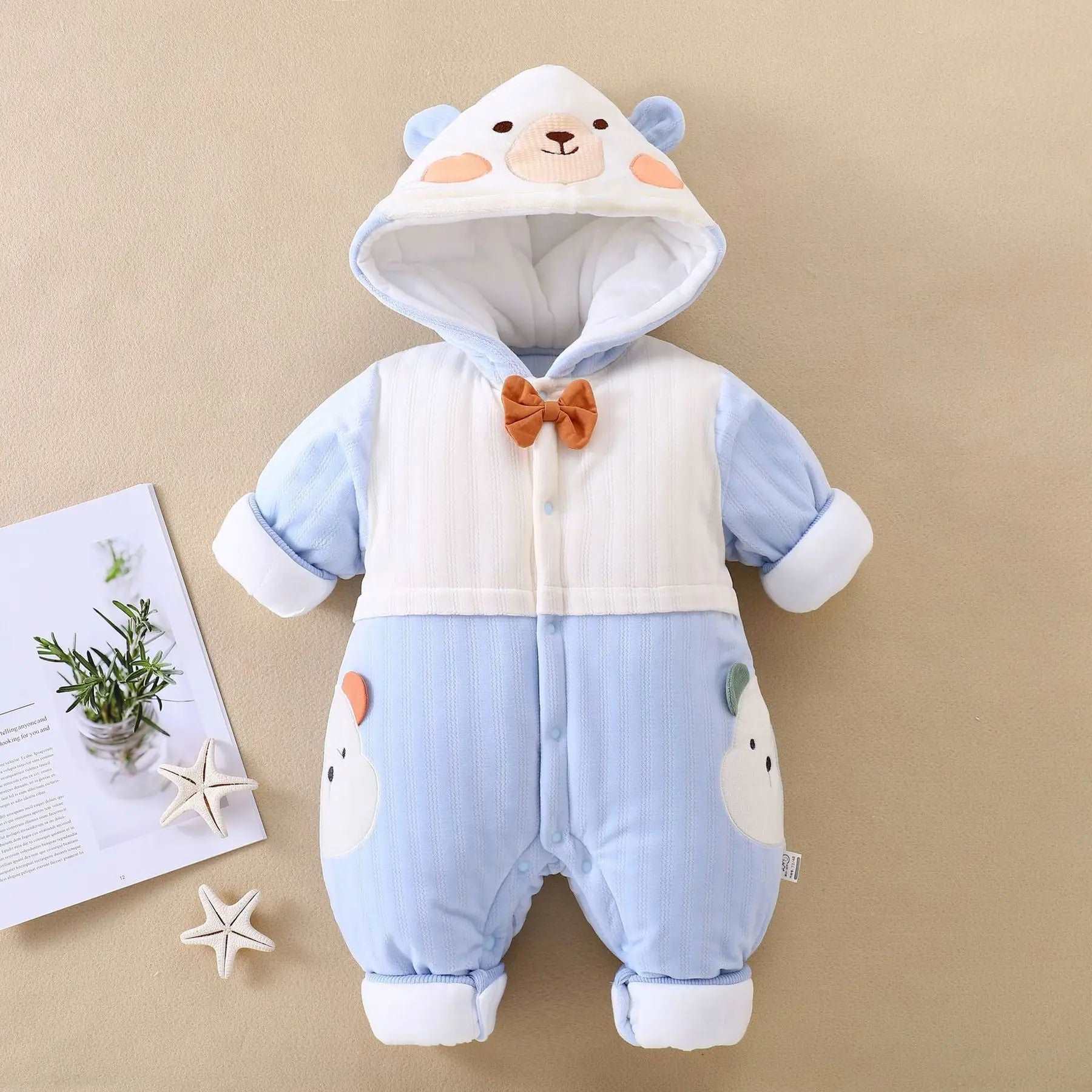 Tiny Puffer: Warm Baby Overalls for Chilly Days