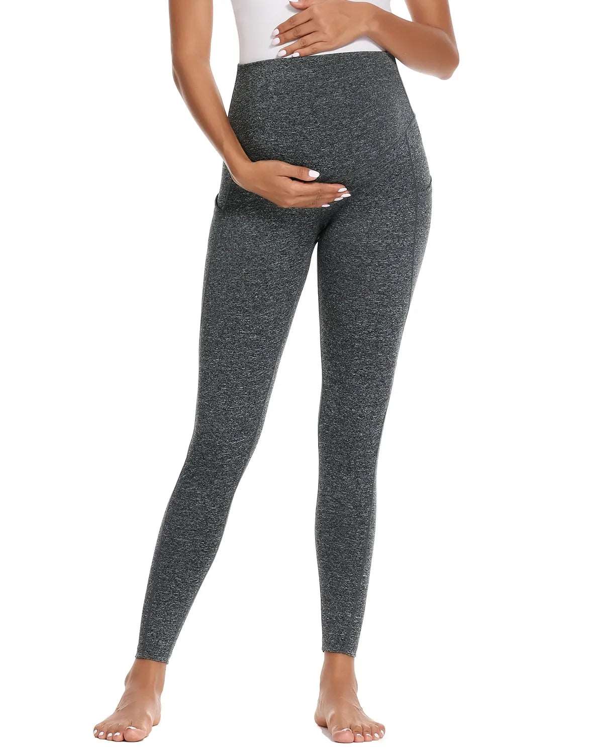 High-Waisted Maternity Yoga Leggings