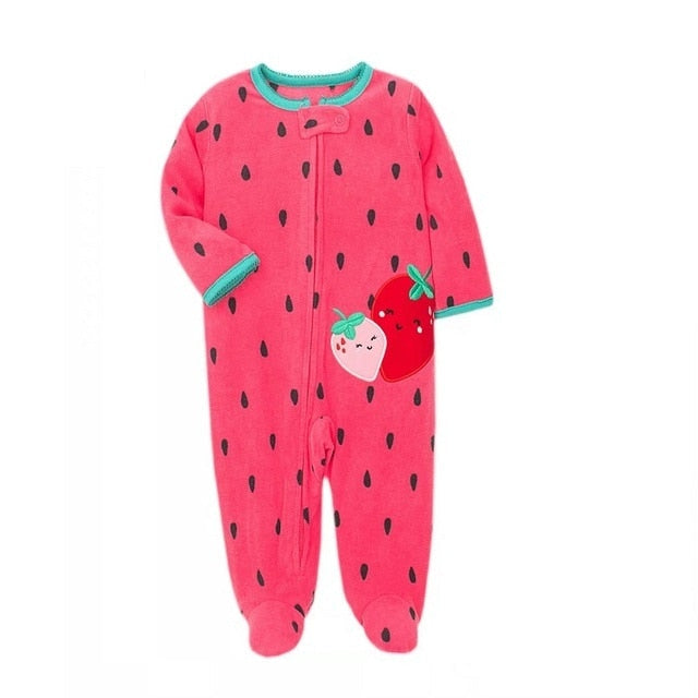 Cozy Winter Baby Jumpsuit