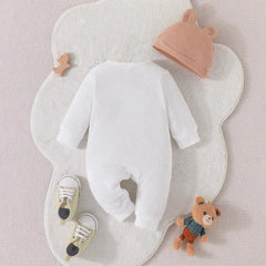 The Adorable Baby Unisex Bear-Eared Onesie Romper