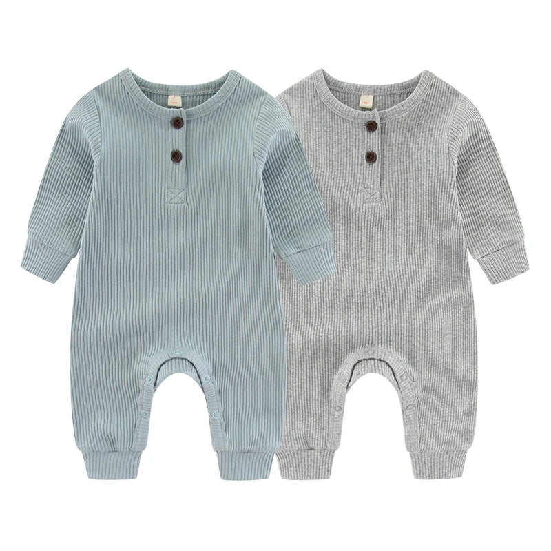 2 Pack Cotton Baby Rompers