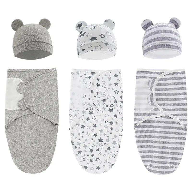 Newborn Sleepsack and Swaddle Blanket Set