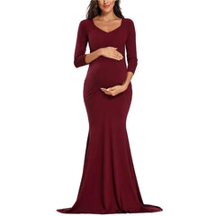 Maternity Maxi Photography Dress: Elegance Meets Comfort