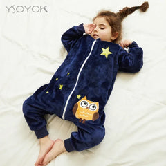 Winter Flannel Pajama Sleeping Bag