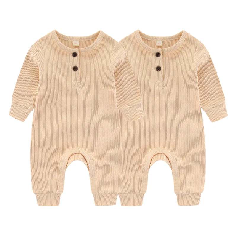 2 Pack Cotton Baby Rompers