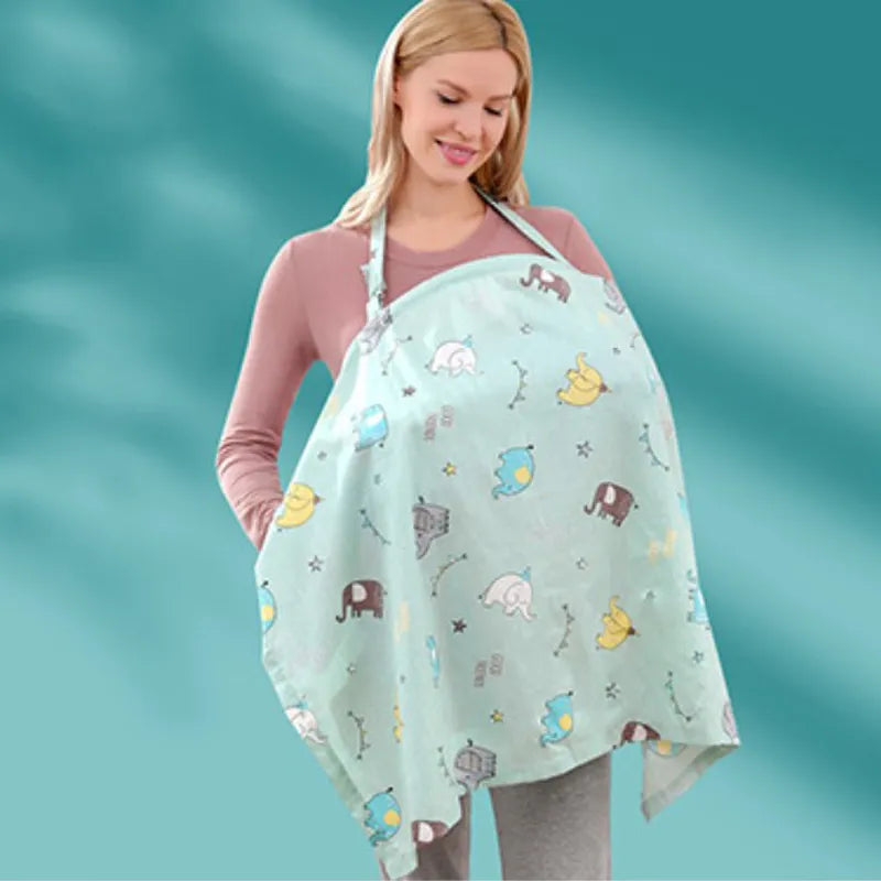 Cotton Nursing Cape | Cover for Mom and Baby