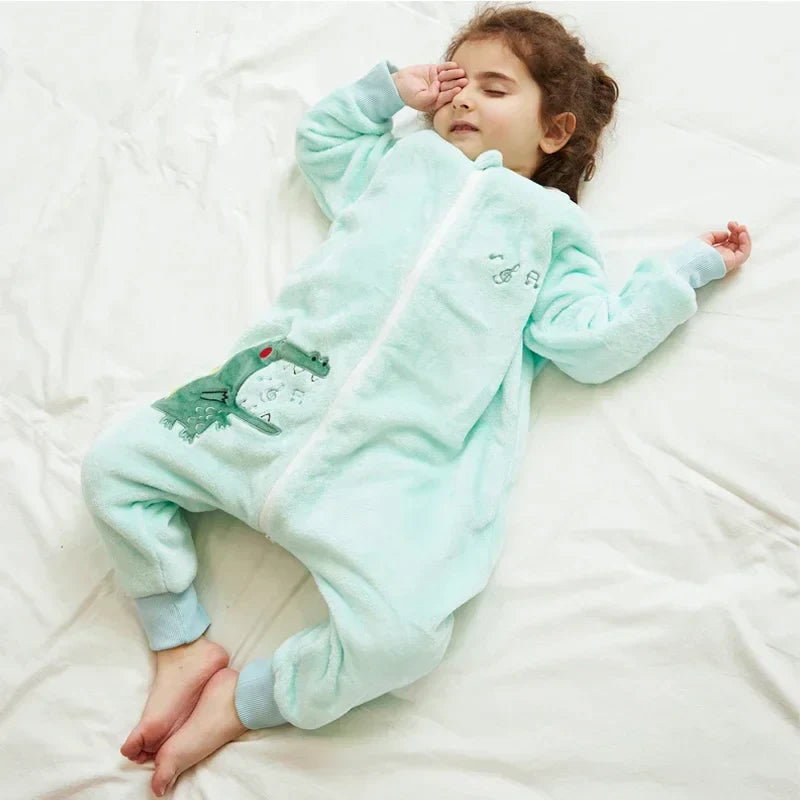 Winter Flannel Pajama Sleeping Bag