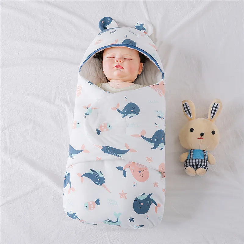 Cartoon Baby Sleeping Bag | Warmth and Comfort for Newborns